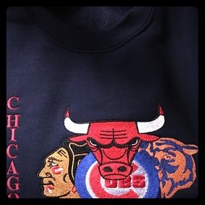 Chicago Sports Crew Neck Sweat Shirt